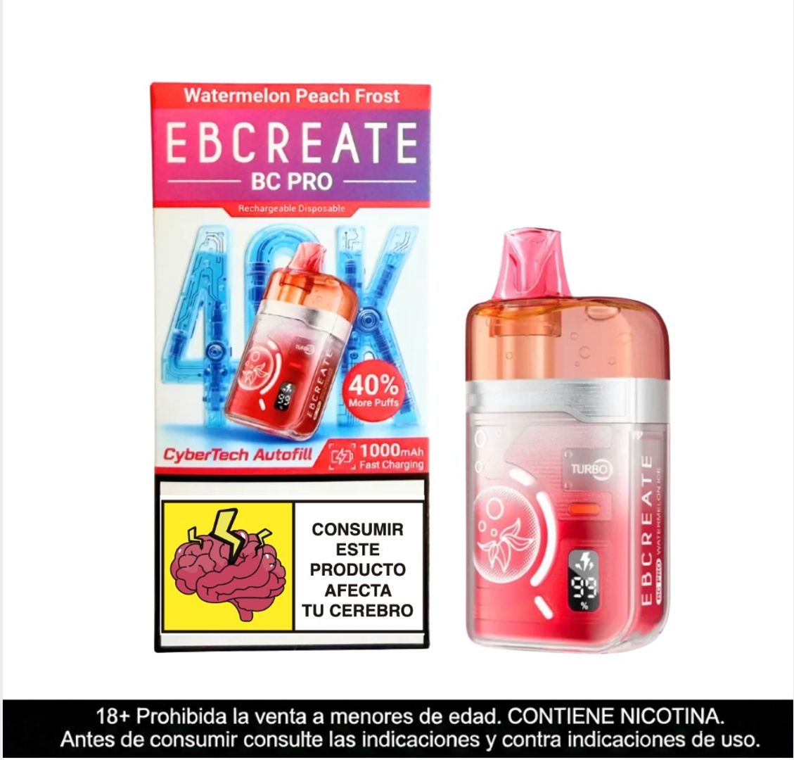 Elfbar Bc Pro Watermelon Peach Frost 40.000 Puffs