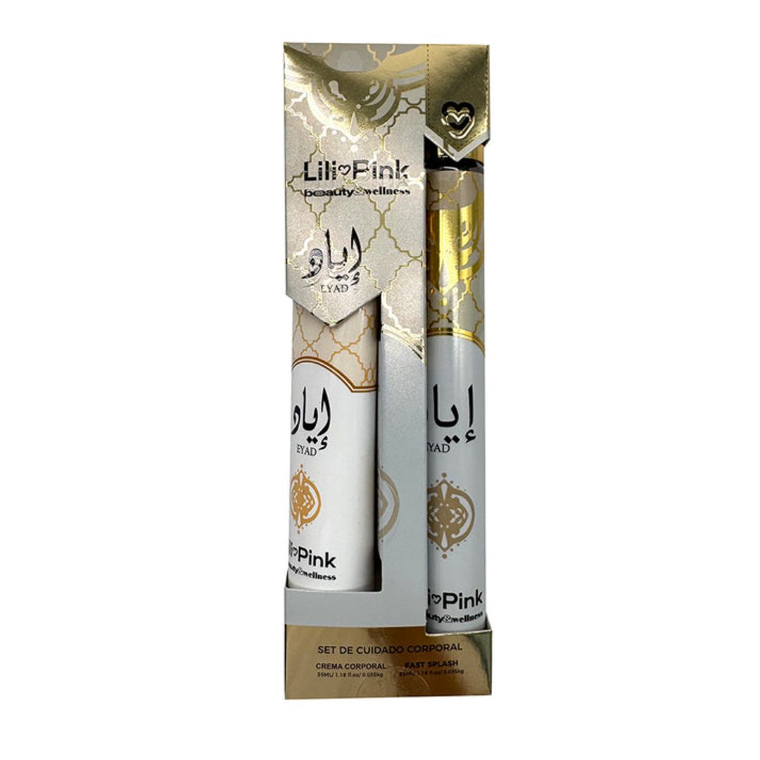 KIT SET FAST SPLASH 35ML+CREMA CORPORAL 35ML ARABE EYAD