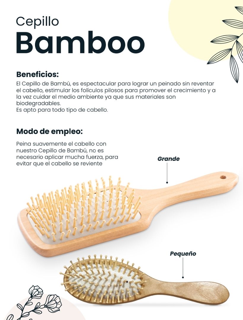 Cepillo bambú / Bamboo Magia Natural