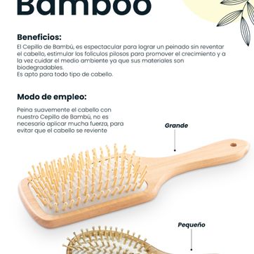 Imagen del producto Cepillo bambú / Bamboo Magia Natural