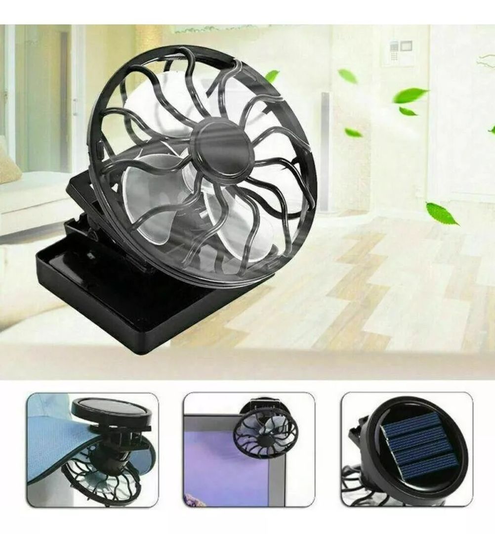 VENTILADOR SOLAR DE PINZA PARA SOMBREROS GORRAS