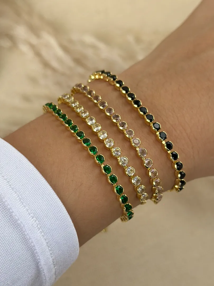 Pulsera Tennis colores 