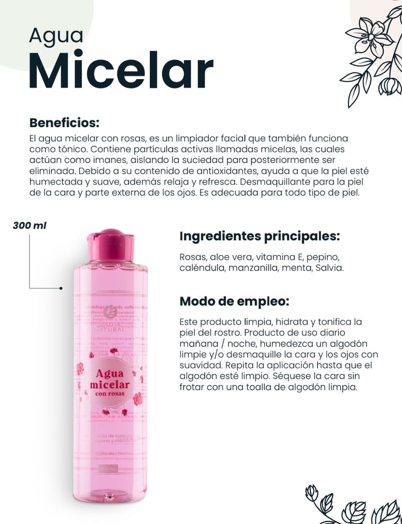 Agua micelar Magia Natural