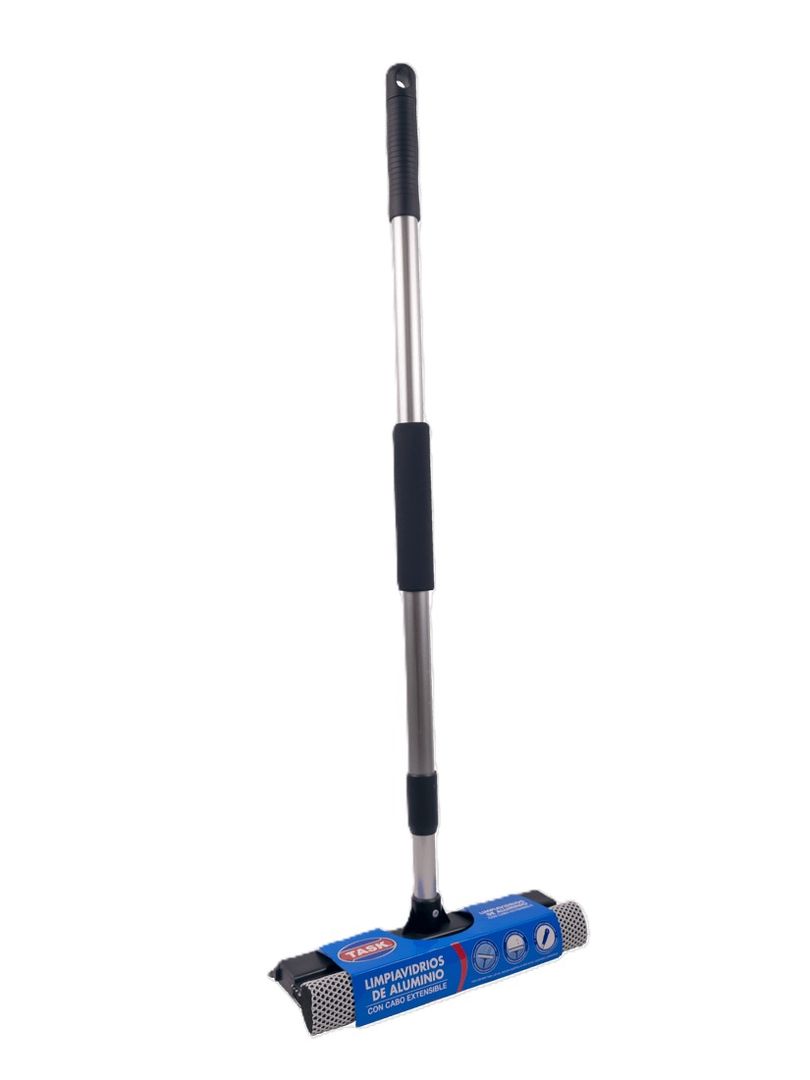 LIMPIA VIDRIOS TASK C/EXTENSIBLE 1.20 CM ALUM (25 CM ANCHO)