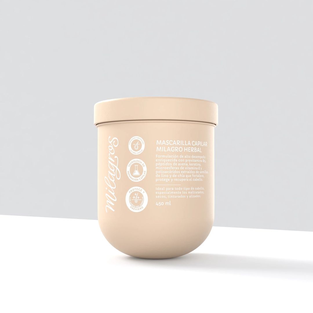 Mascarilla Capilar Milagro Herbal 450ml Milagros