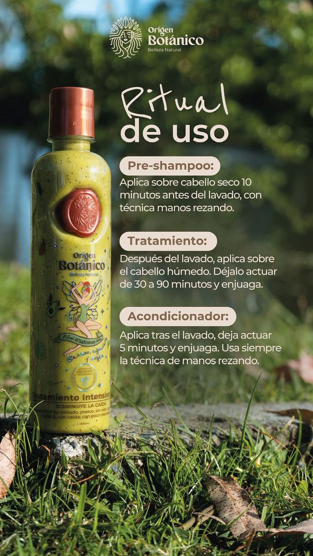 Tratamiento plex Ritual origen botanico 