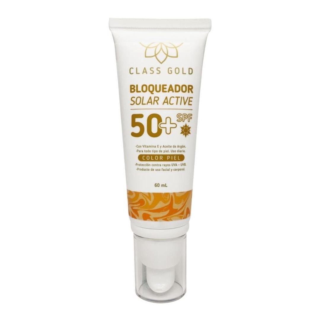 Bloqueador Solar Color Piel Class Gold  60ml.