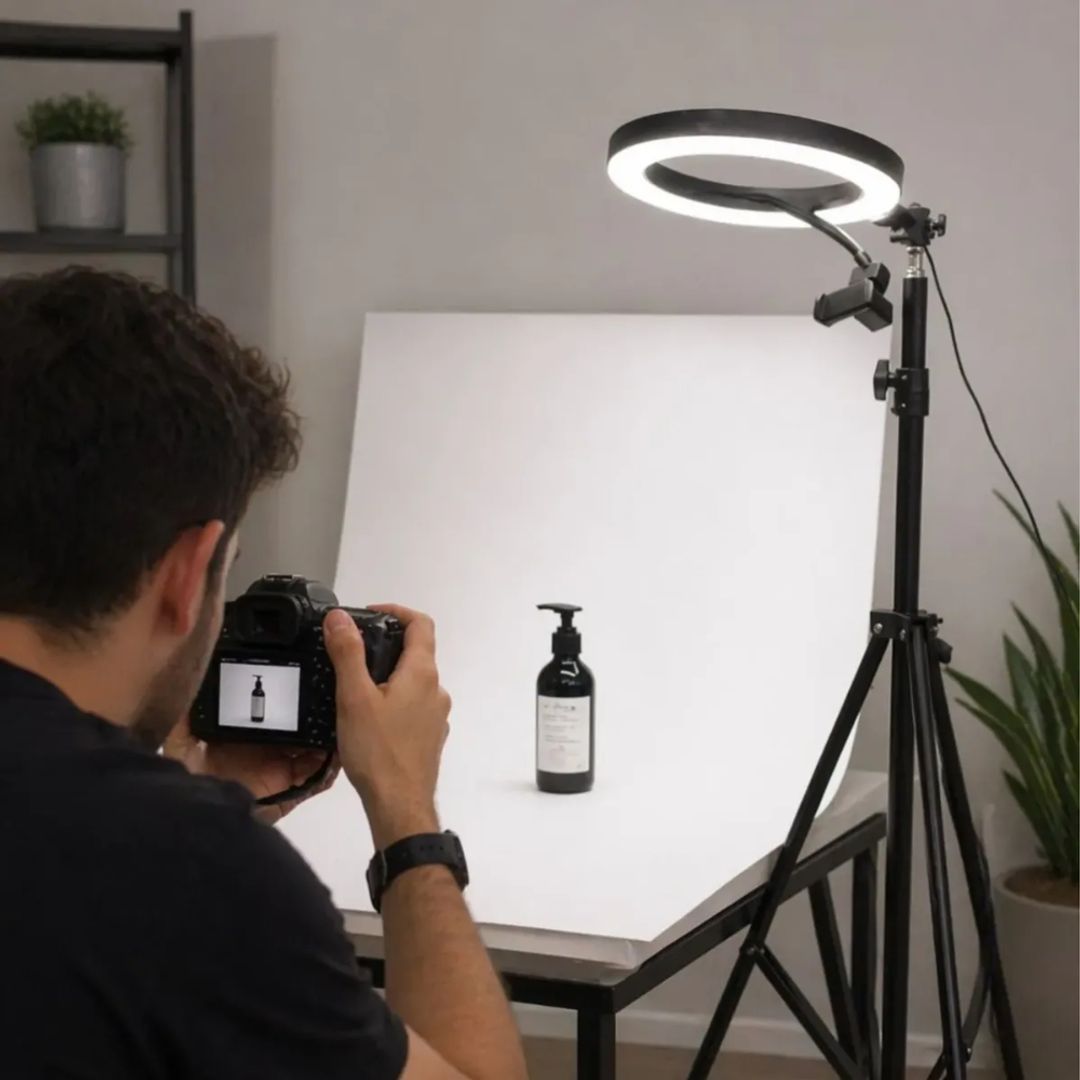 ARO DE LUZ LED TRIPODE RGB 10 PULGADAS FILL LIGHT MJ-26