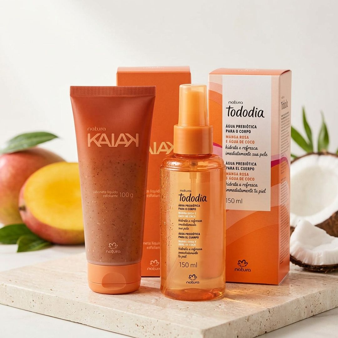 KIT NATURA KAIAK + MANGO ROSA 