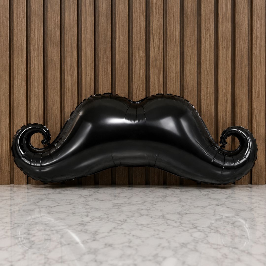 GLOBO METALIZADO MOSTACHO