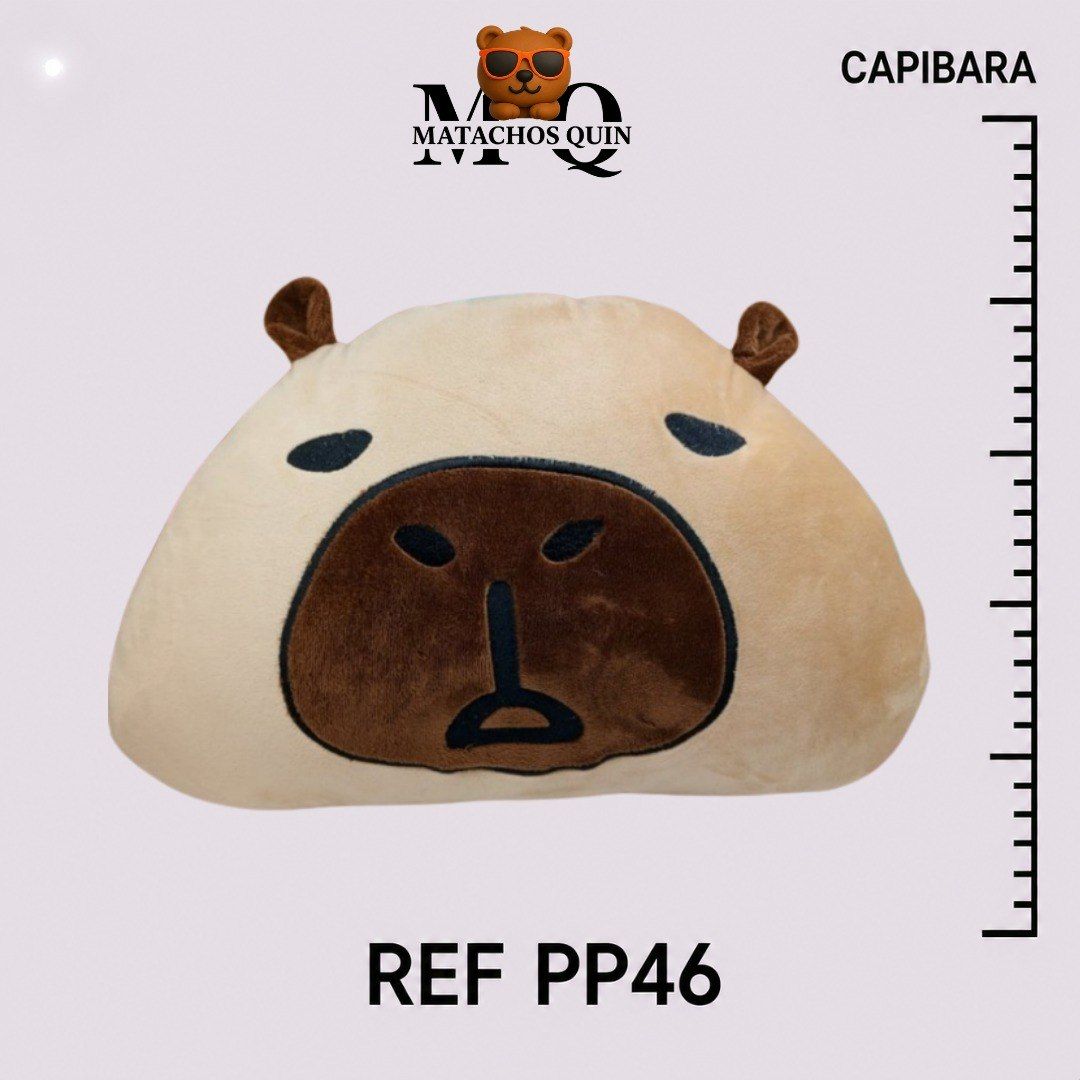 COJÍN DE LA CARA DEL CAPIBARA