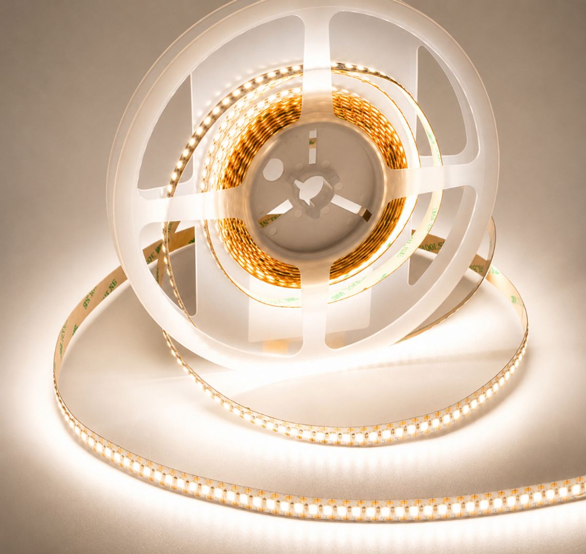 CINTA LED 2835 DOBLE CARRIL 15MM/28,8W/MT 