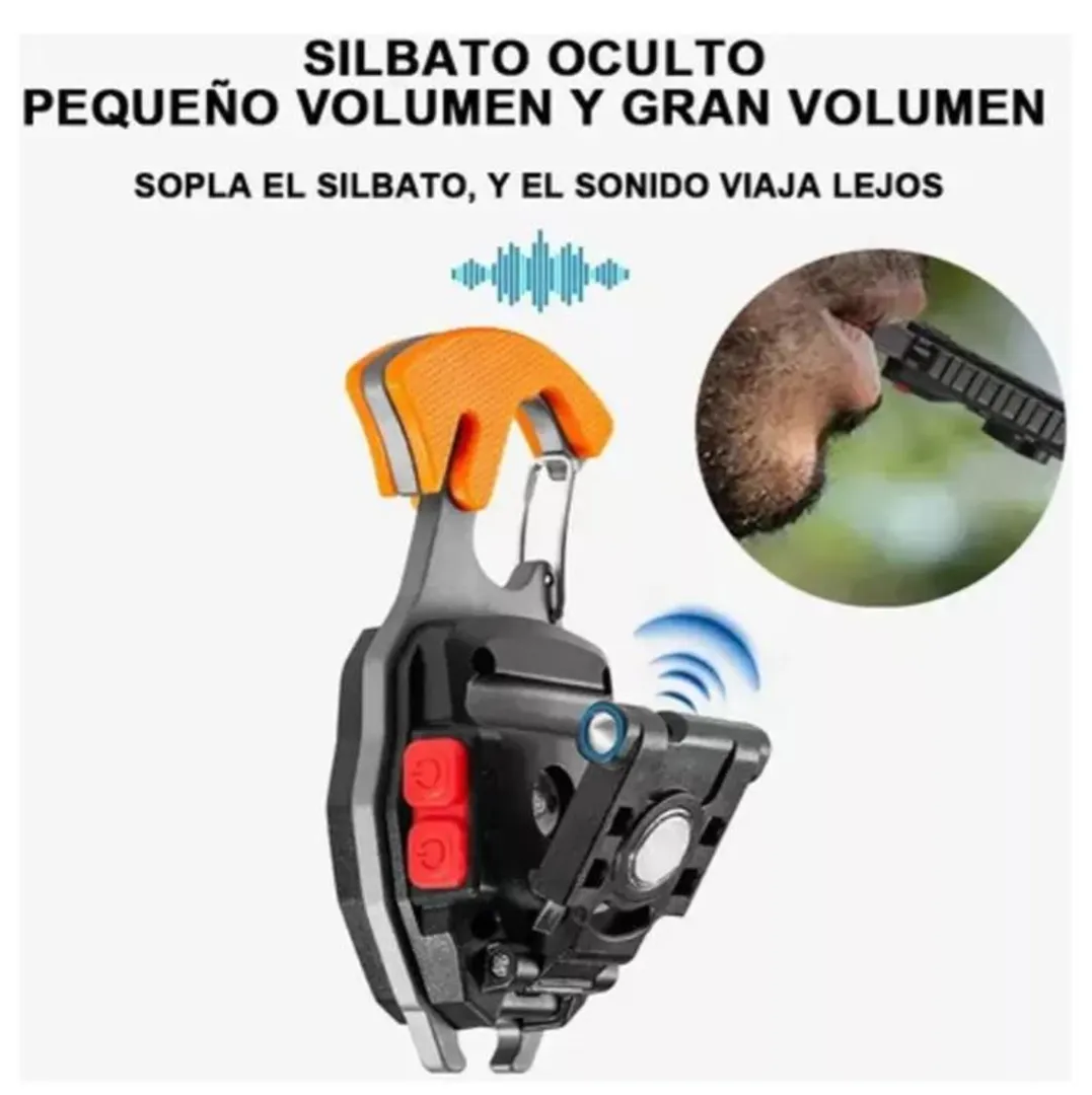Linterna Multifuncional Recargable