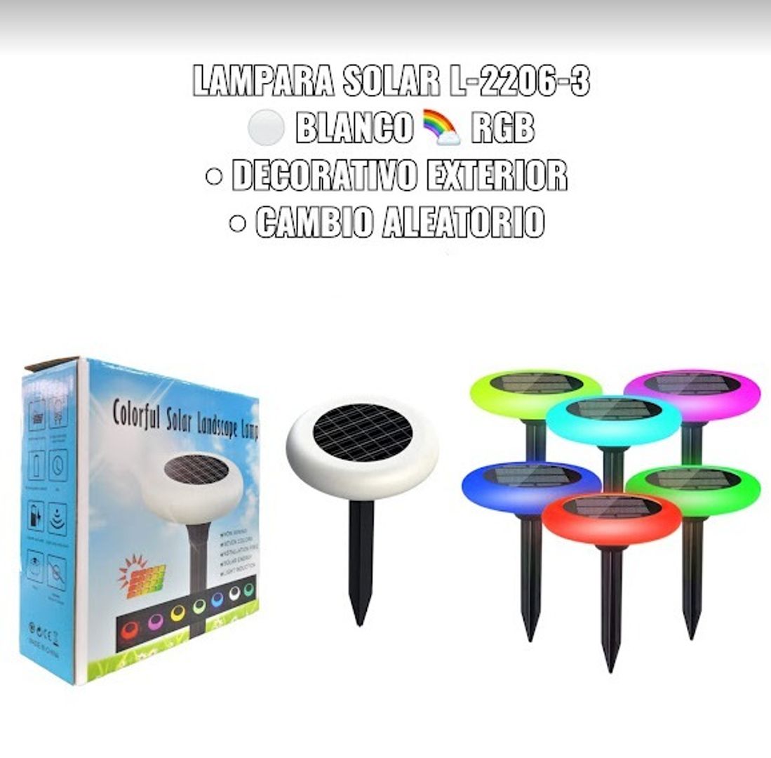 LAMPARA SOLAR L2206