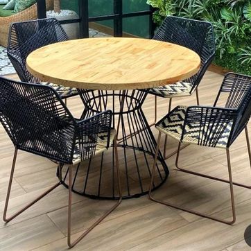 Imagen del producto COMEDOR EN PINO 4 PUESTOS