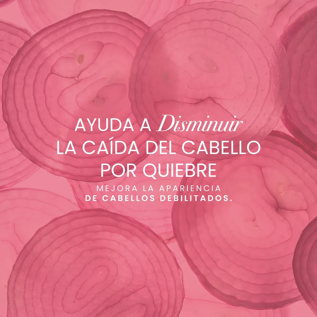 Tónico de cebolla anticaida