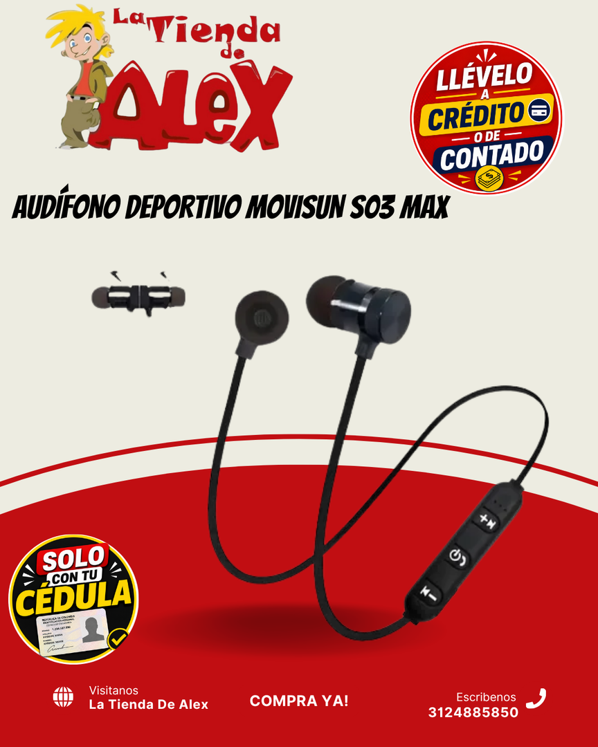AUDÍFONO DEPORTIVO MOVISUN S03 MAX
