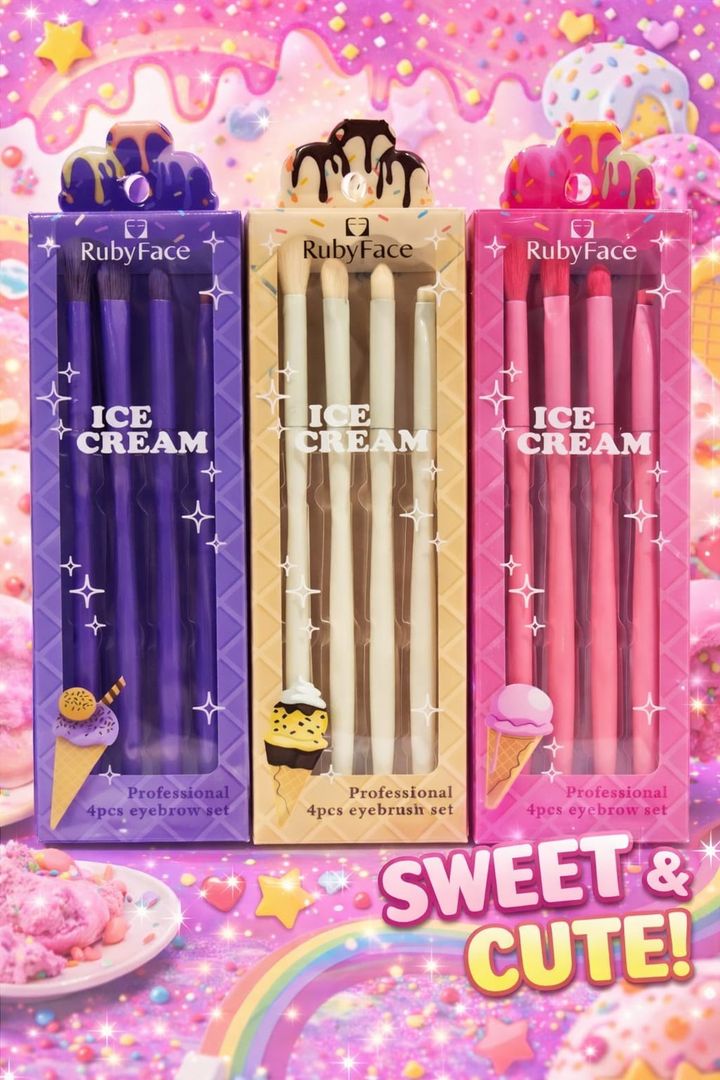 SET DE BROCHAS DE SOMBRAS – RUBY FACE 	 BQL04 