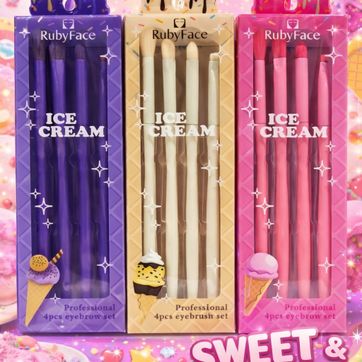 SET DE BROCHAS DE SOMBRAS – RUBY FACE 	 BQL04  - imagen 1
