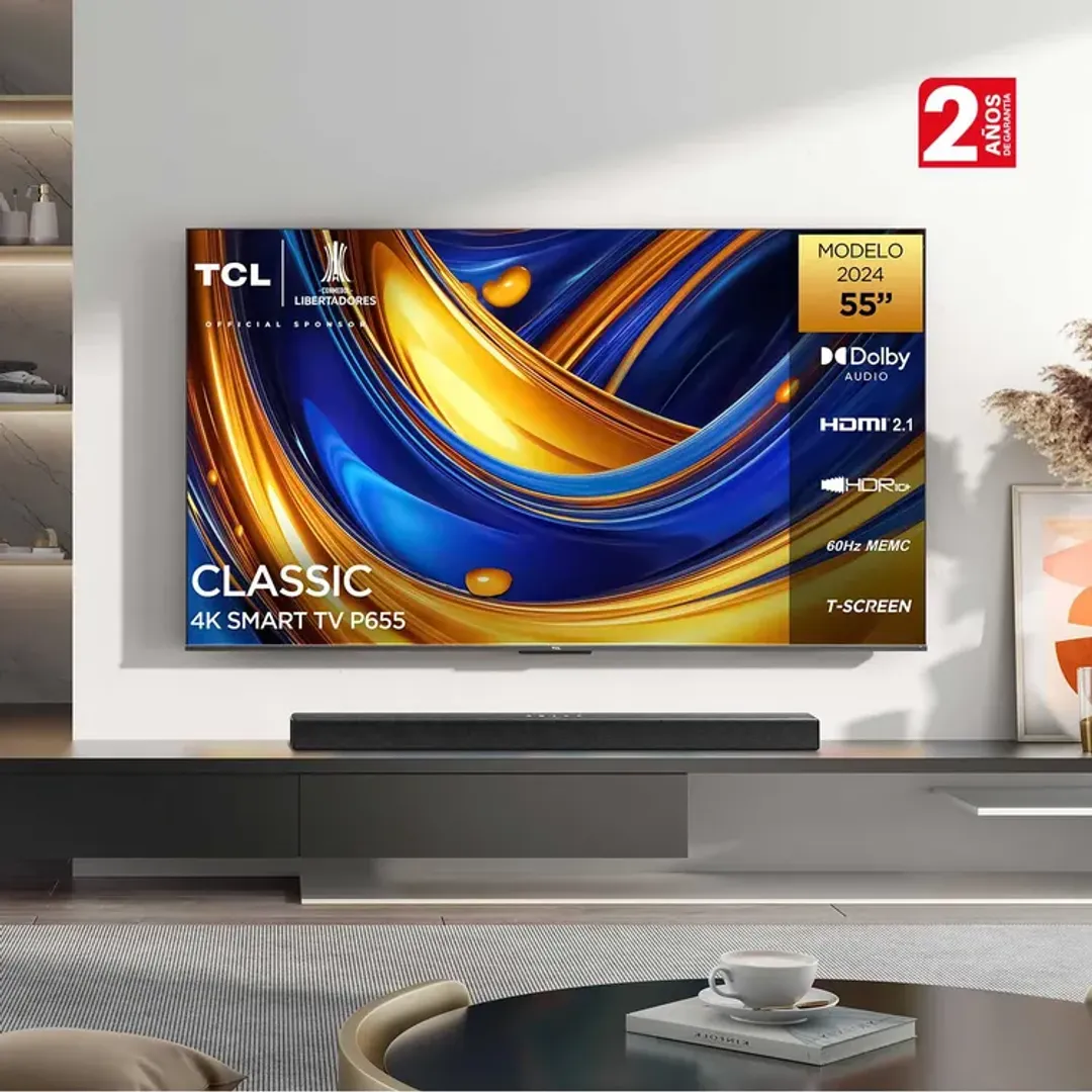 TV TCL 55" 4K-UHD LED SMART TV