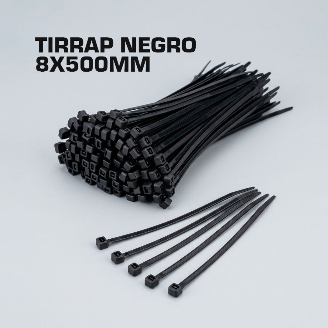 TIRRAP NEGRO 8 X 500MM