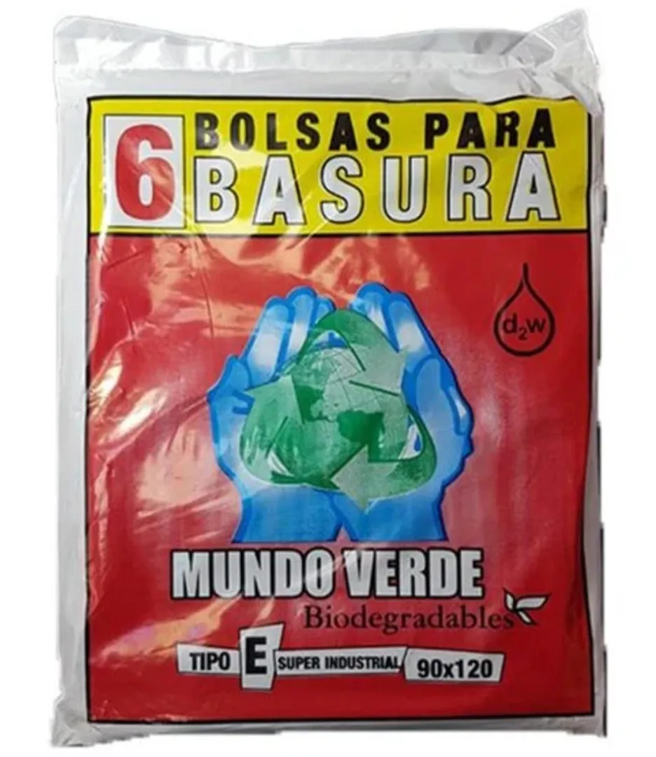 BOLSA BASURA TIPO E MUNDO VERDE