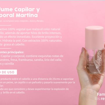 Imagen del producto Perfume capilar martina