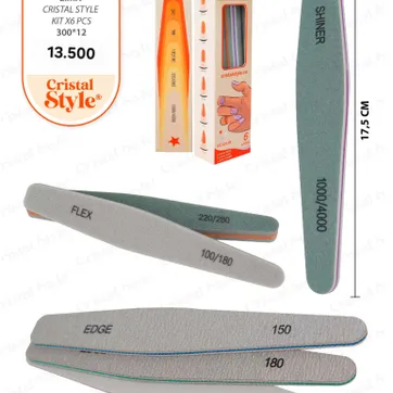 Imagen del producto Kit Lima Crystal Sytle * 6