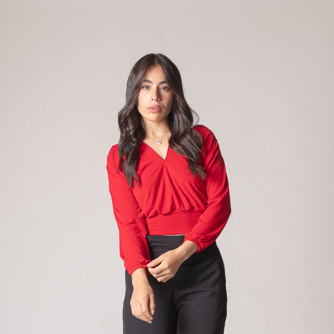 BLUSA MANGA LARGA 