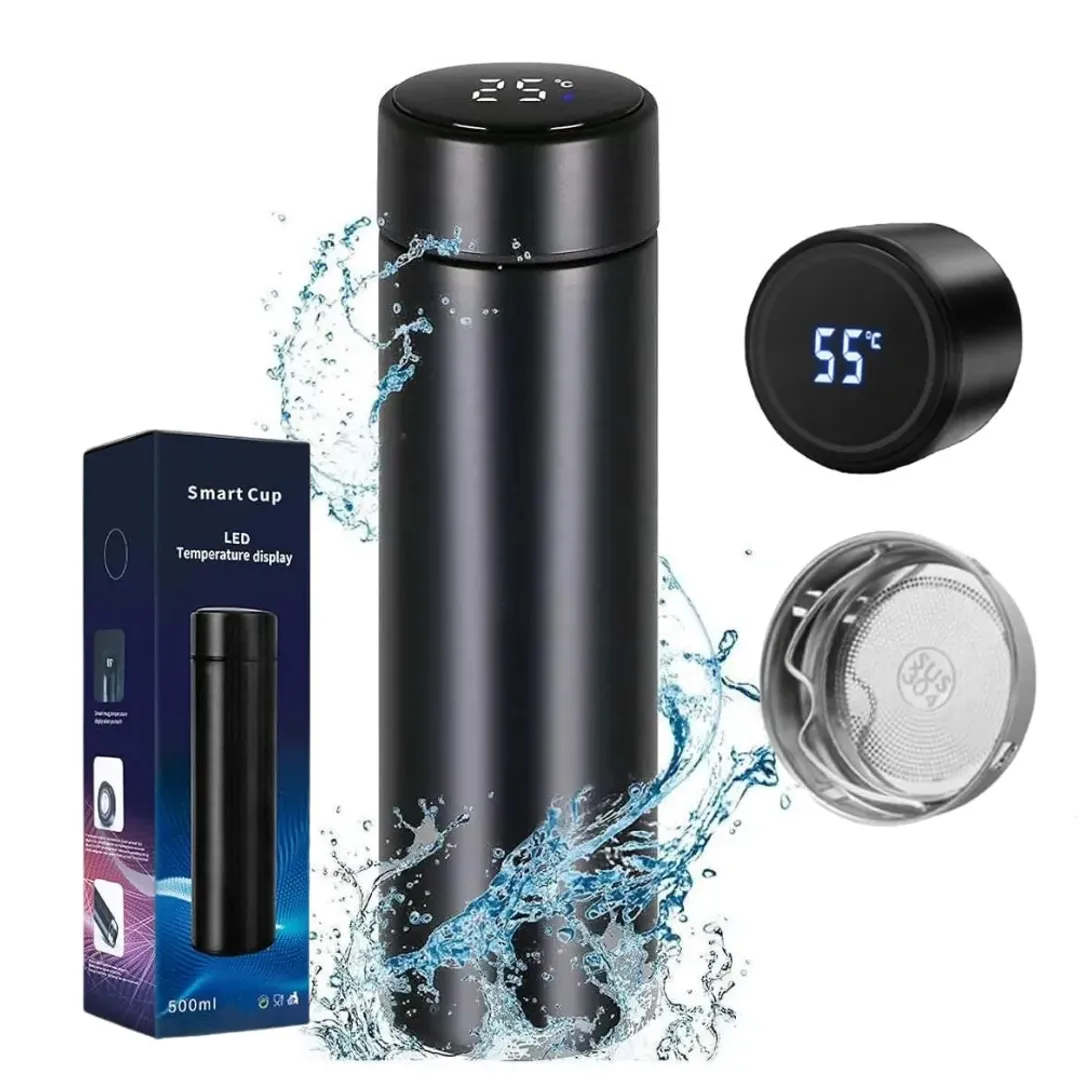 TERMO INTELIGENTE CON PANTALLA LED ACERO INOXIDABLE SMART CUP