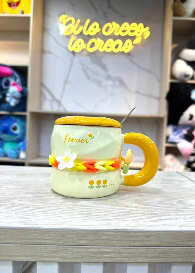 MUG FLORES LAZO