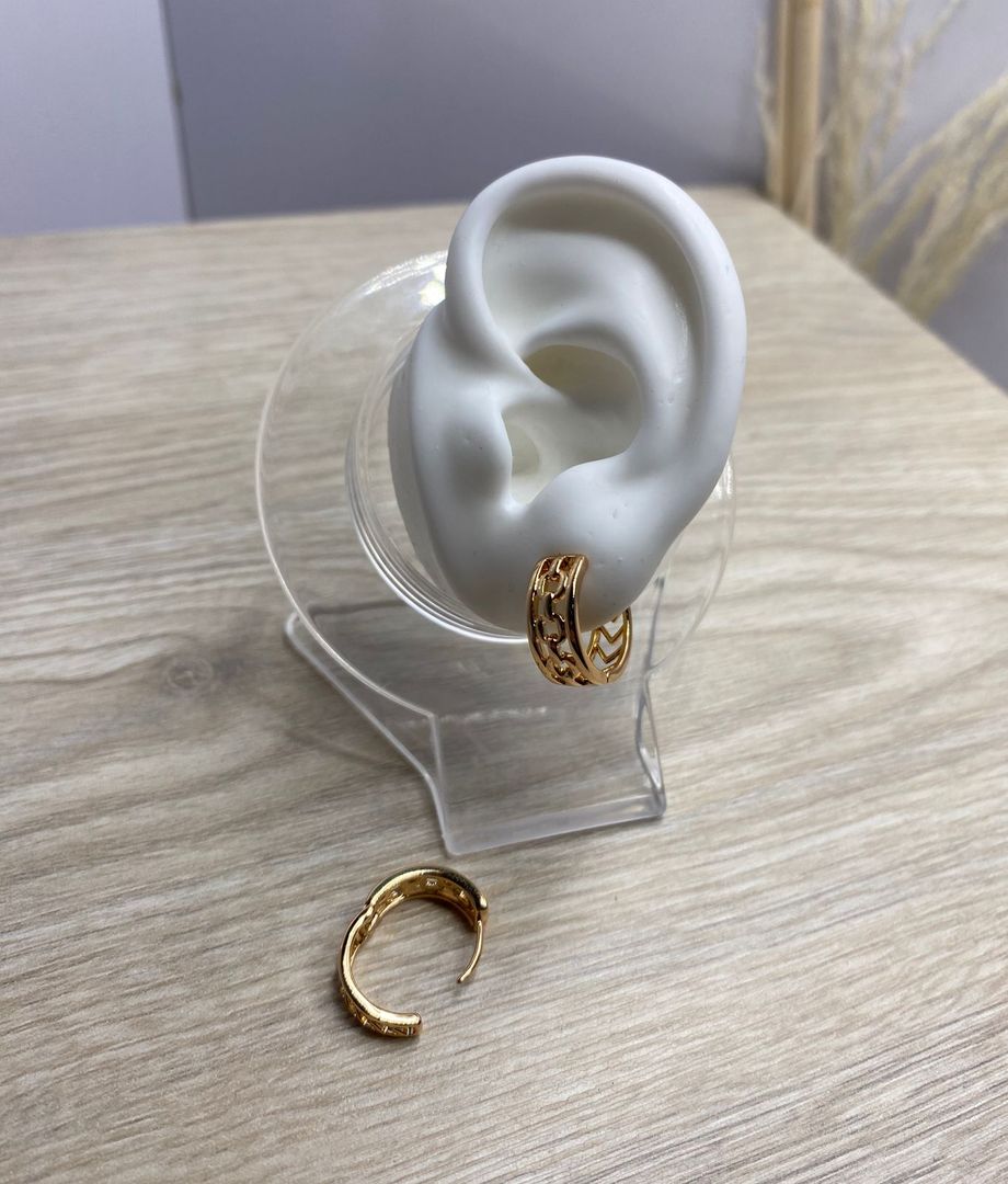 Candonga ancha, oro rosa, covergold 