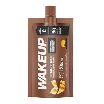 Imagen del producto MANTEQUILLA DE MANI CHOCOLATE WAKEUP X 72GR