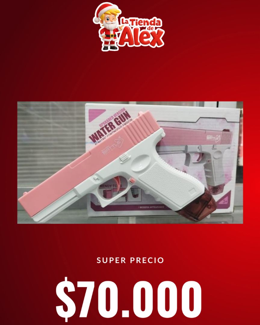 Pistola Táctica "Trendy Pink" Water Gun