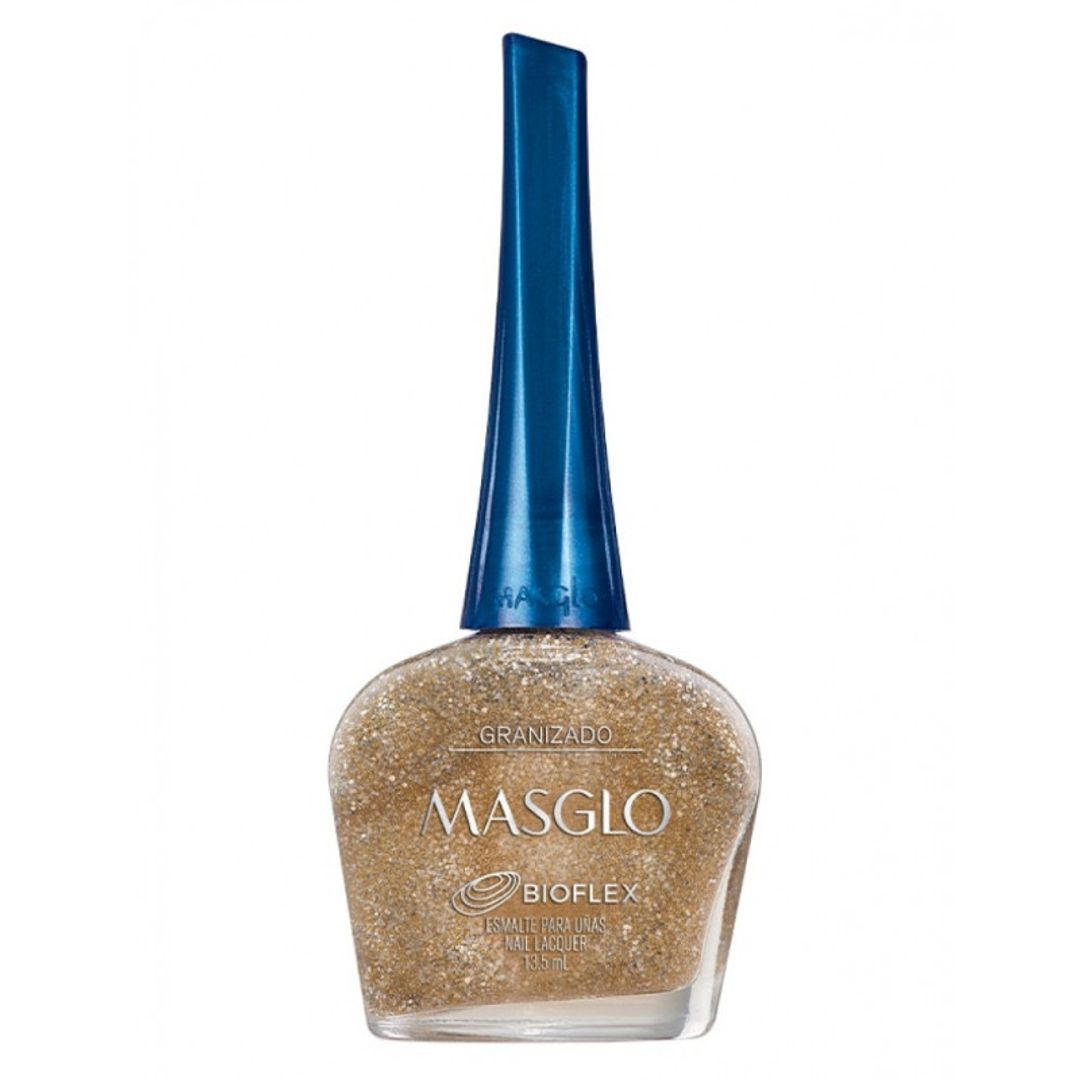 ESMALTE MASGLO GRANIZADO DORADO X 13.5ML