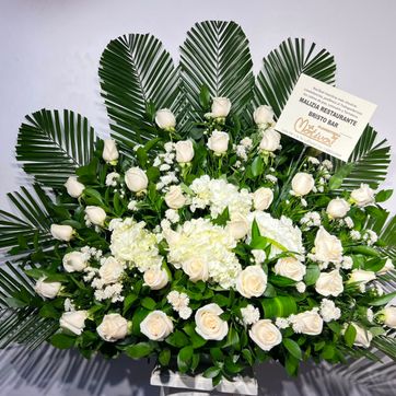 Imagen del producto ABANICO FUNEBRE BLANCO