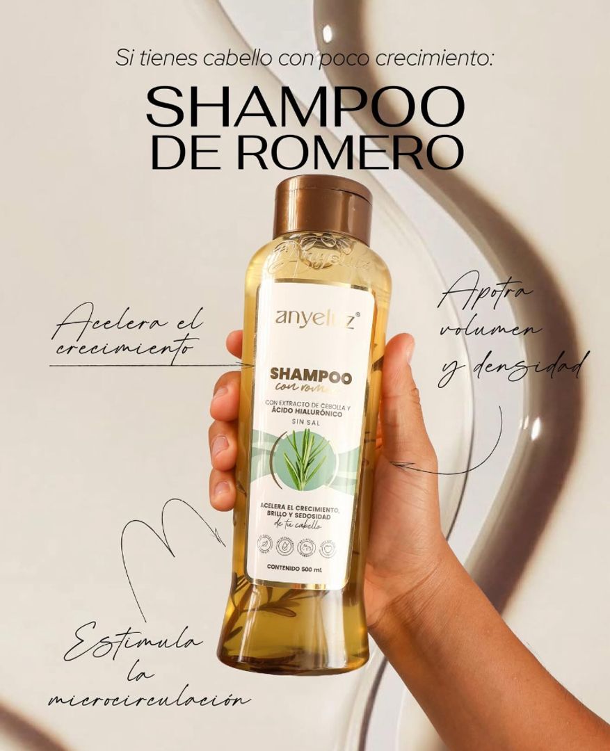 SHAMPOO CON ROMERO ANYELUZ