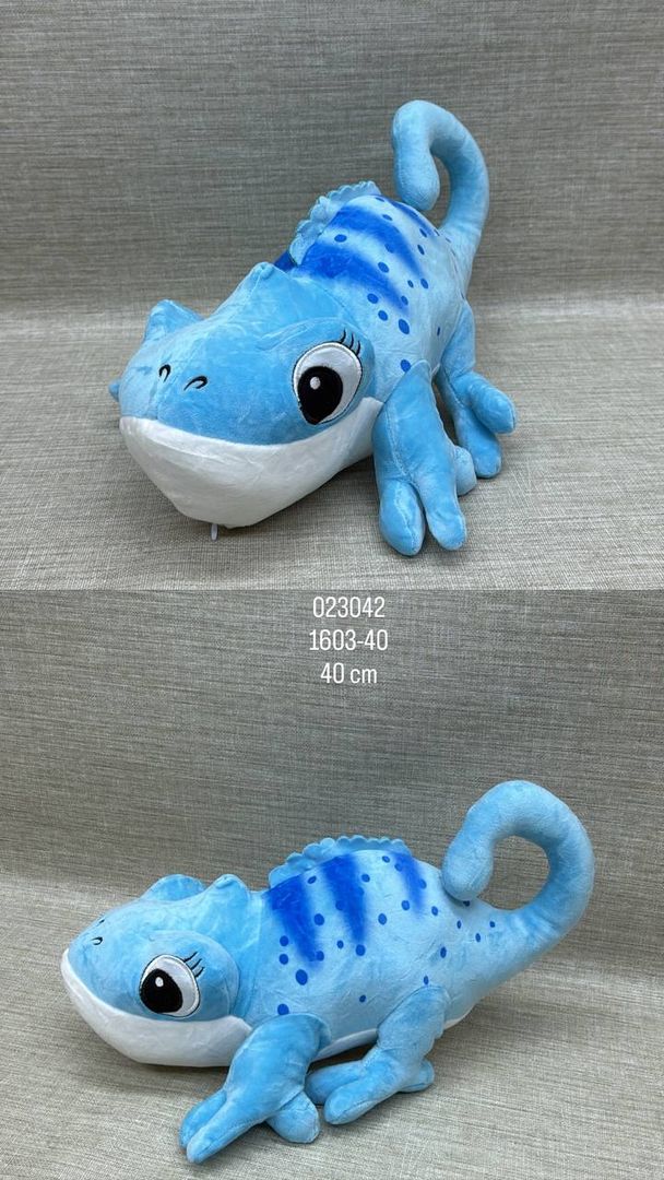 CAMALEÓN AZUL 40 CM
