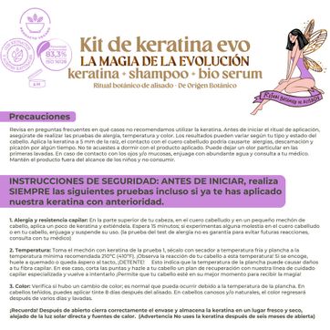 KIT EVOLUCION KERATINA 120ML - imagen 2
