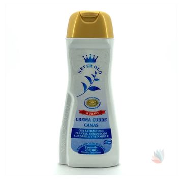 Imagen del producto NEVER OLD CREMA CUBRE CANAS X 230ML