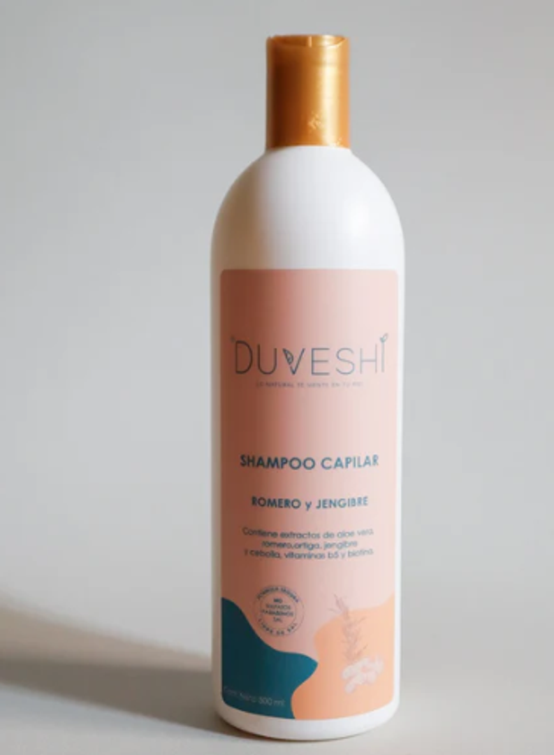 Shampoo de romero y jengibre - Tratamiento anticaída