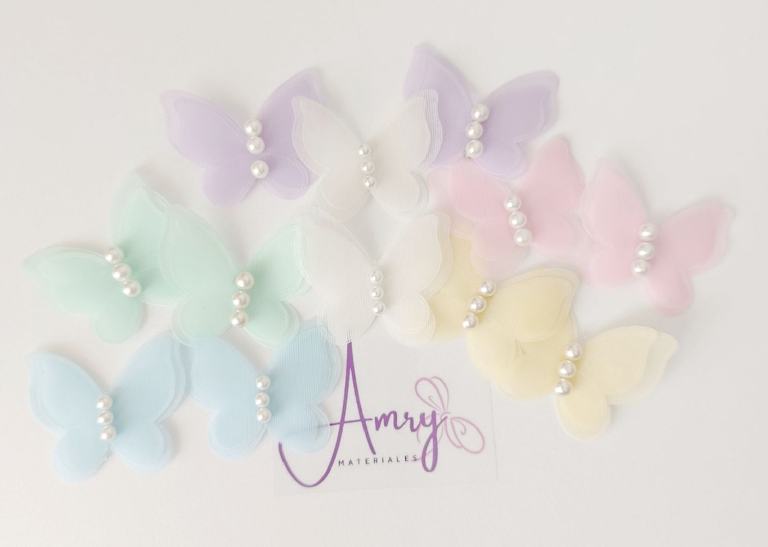 Kit Mariposa 12 Unid. Perlas 