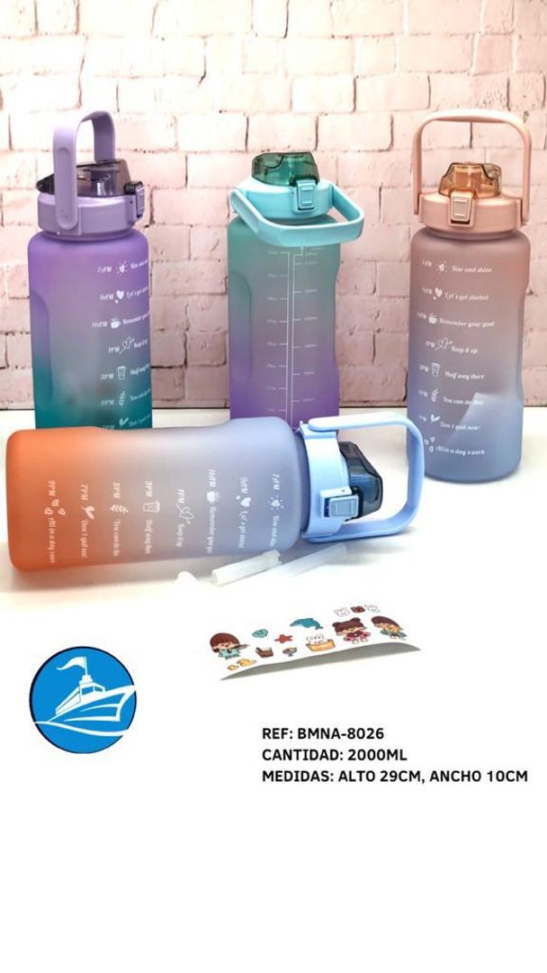 TERMO 2000ML PASTEL MULTICOLOR BMNA-8026 ATLANTIS