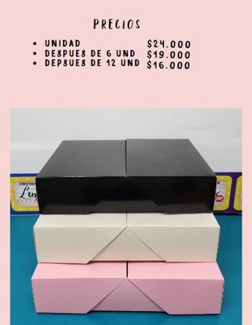 CAJA CARTON DESAYUNO TIPO MESA