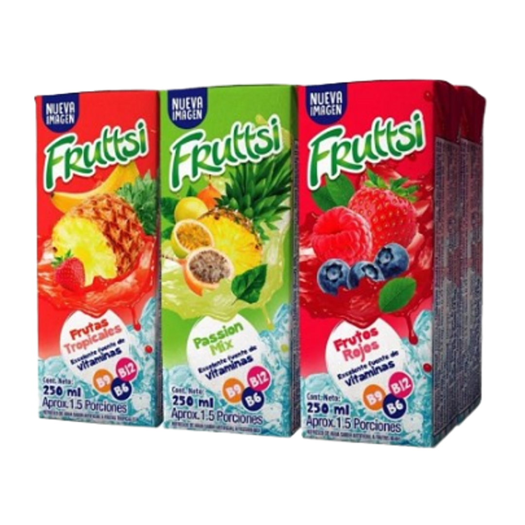 JUGO SURTIDO FRUTTSI*6*250ML