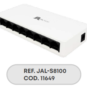 Imagen del producto SWITCH 8 PUERTOS BASE 100