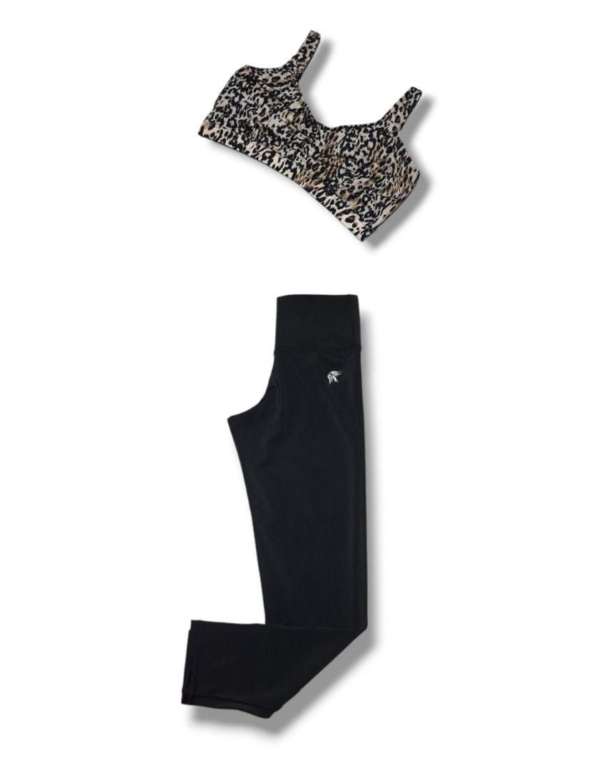 Conjunto top + Leggings tiro alto