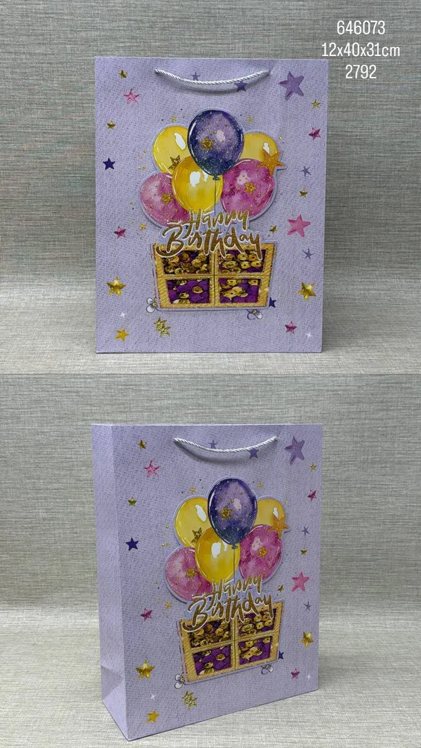 BOLSA DE REGALO SURTIDA 12X40X10 CM