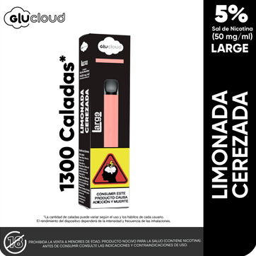 Imagen del producto Glucloud Limonada Cerezada 1300 Puffs Large