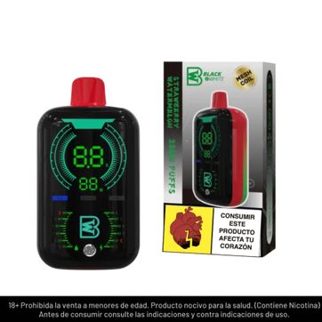 Imagen del producto Black And White Strawberry Watermelon 28.000 Puffs